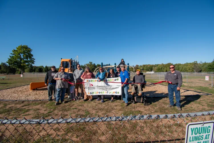 Ribbon cutting held for new park additions in Soo Hill